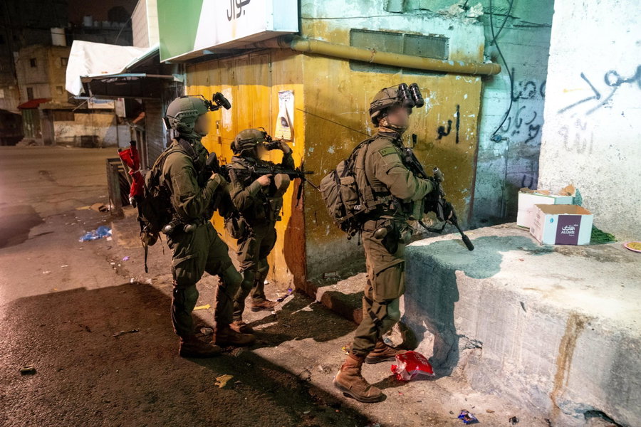 פעילות הכוחות בשומרון