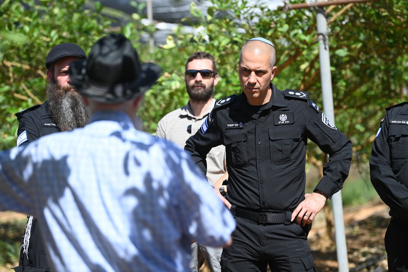 קצינים בכירים משירות בתי הסוהר בביקור בכפר חב"ד