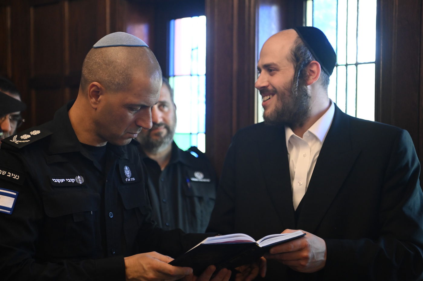 קצינים בכירים משירות בתי הסוהר בביקור בכפר חב"ד