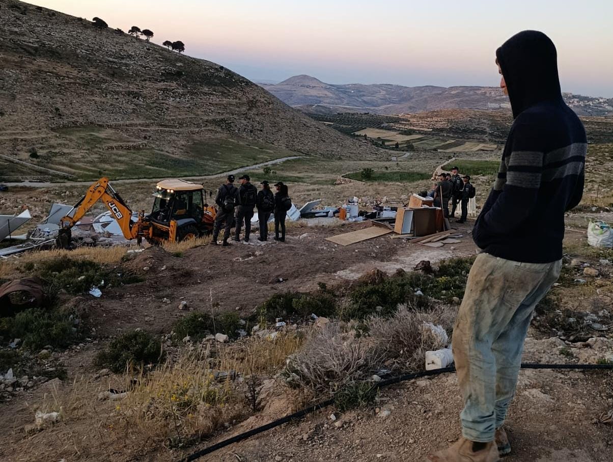 פינוי המשפחות מביתן בגבעת אור נחמן בבנימין