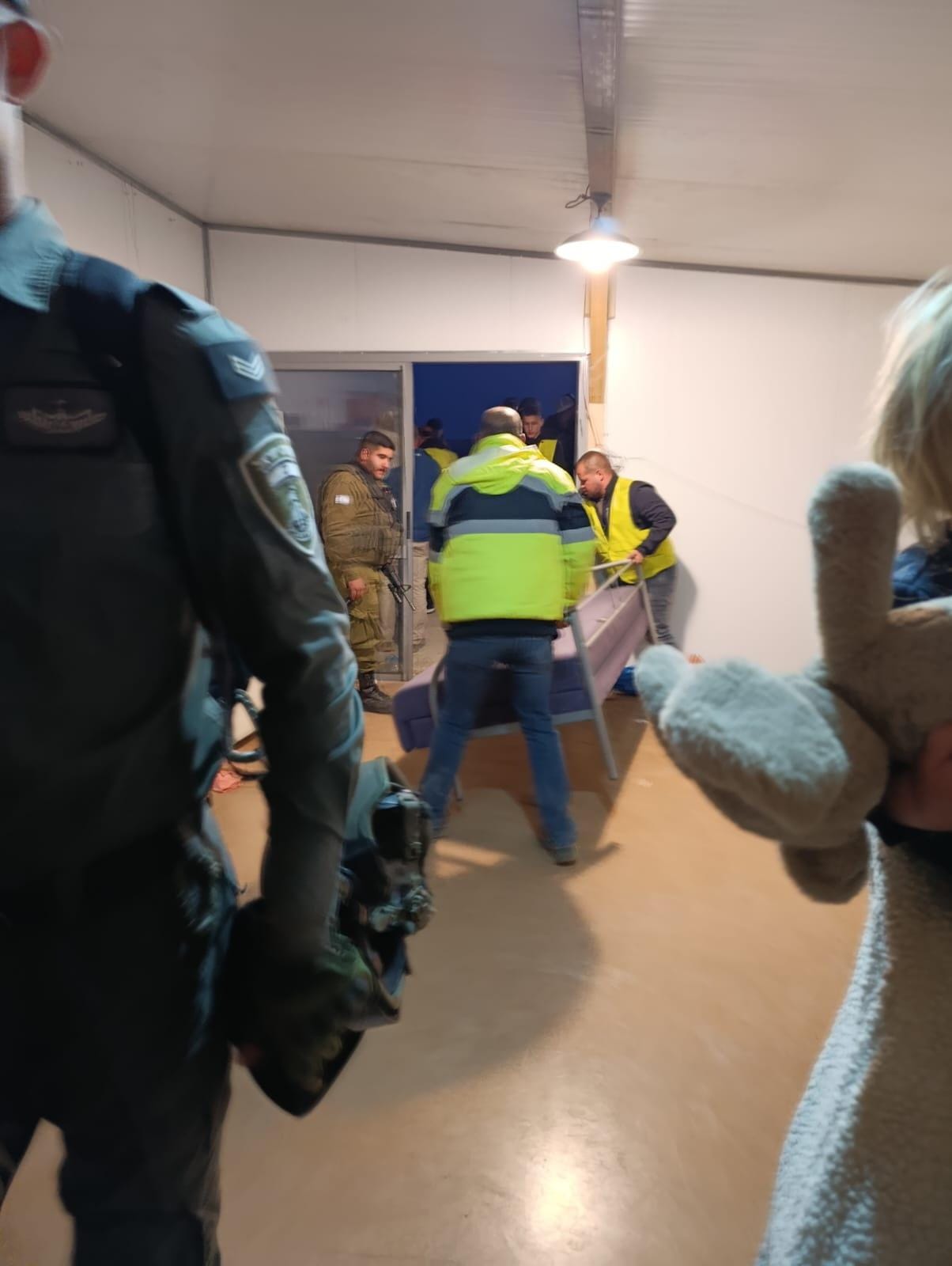 פינוי המשפחות מביתן בגבעת אור נחמן בבנימין