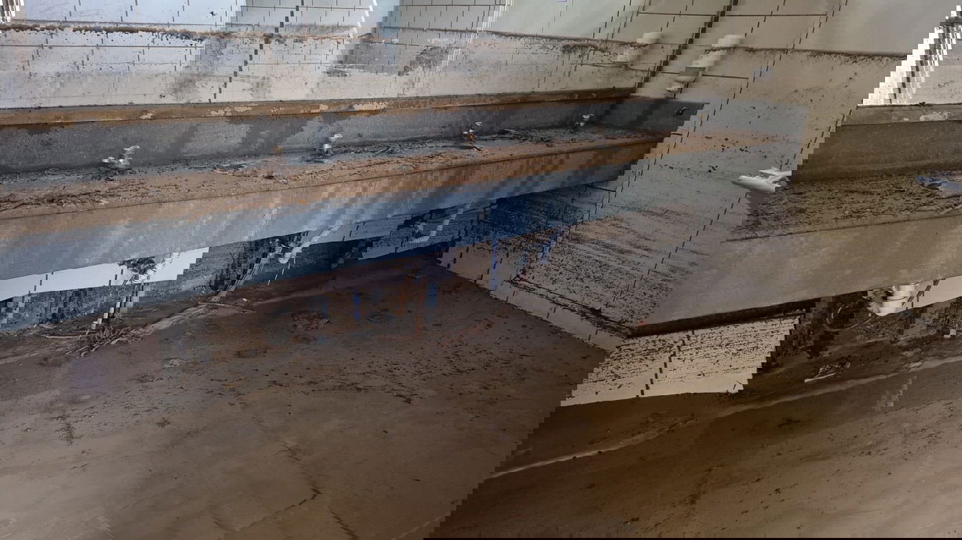 נזק למבנה השירותים בשמורת הטבע עין גדי