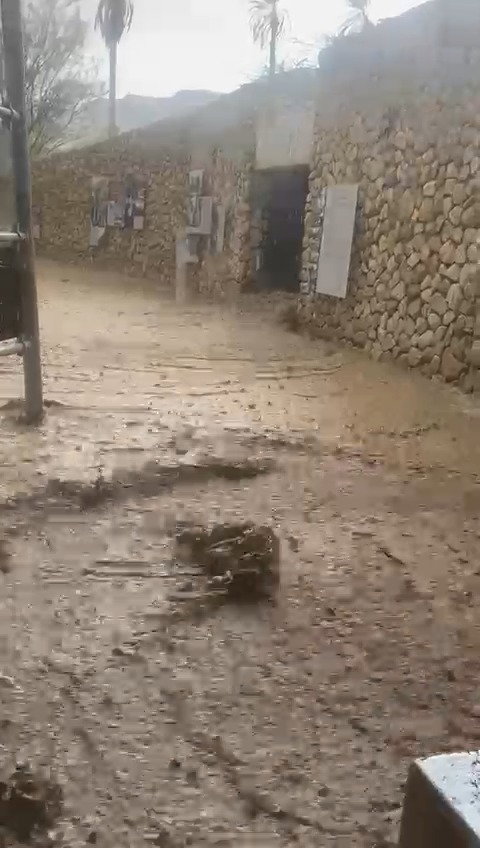 נזק שיטפון שמורת הטבע עין גדי