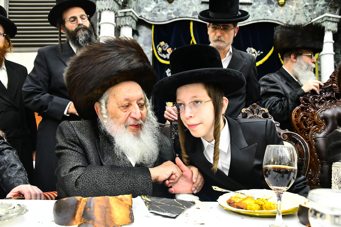 שמחת בר המצווה בחצה"ק ספינקא - נאראל 