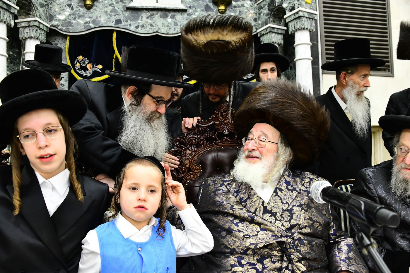 שמחת בר המצווה בחצה"ק ספינקא - נאראל 