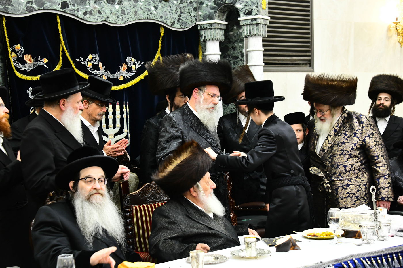 שמחת בר המצווה בחצה"ק ספינקא - נאראל 