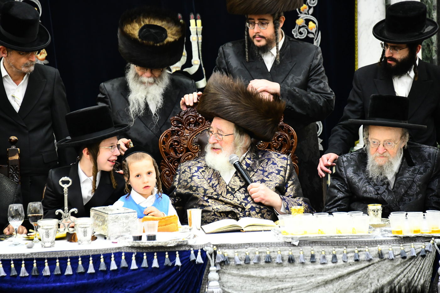 שמחת בר המצווה בחצה"ק ספינקא - נאראל 