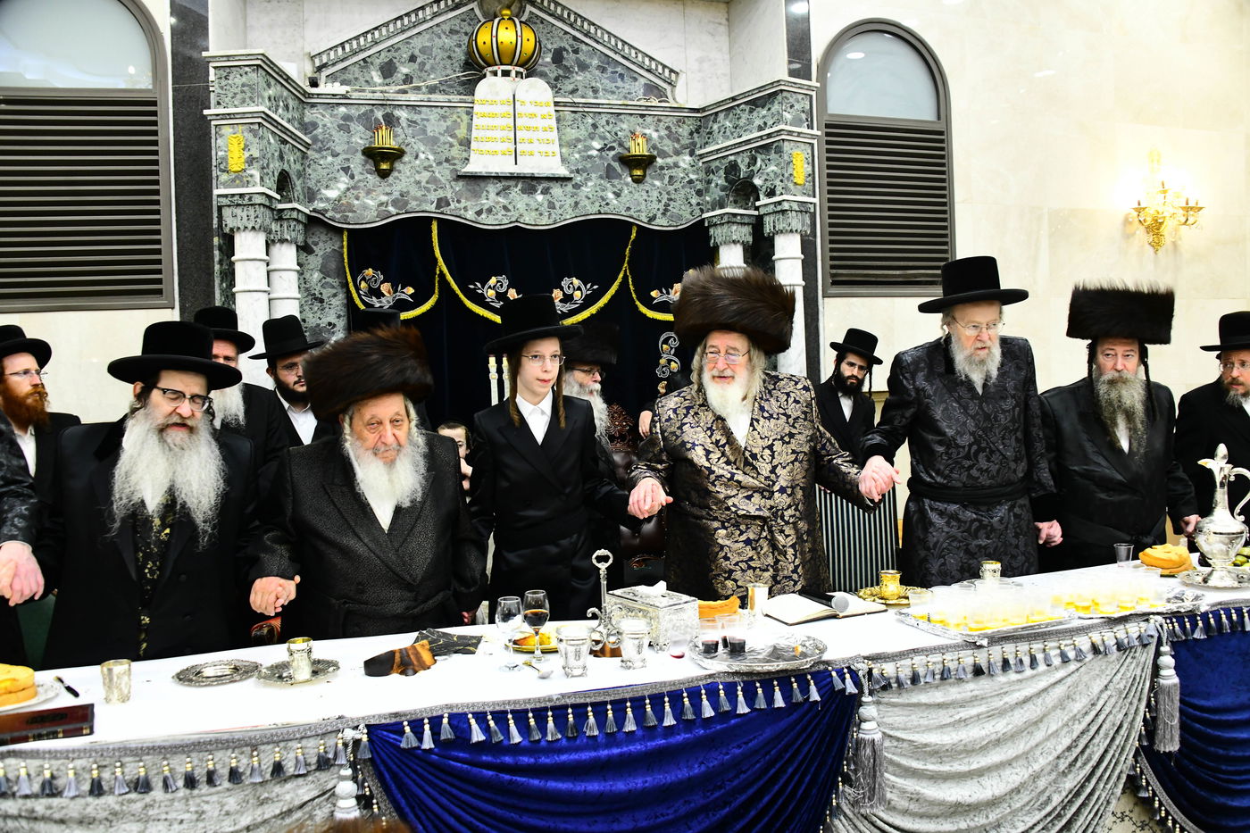 שמחת בר המצווה בחצה"ק ספינקא - נאראל 