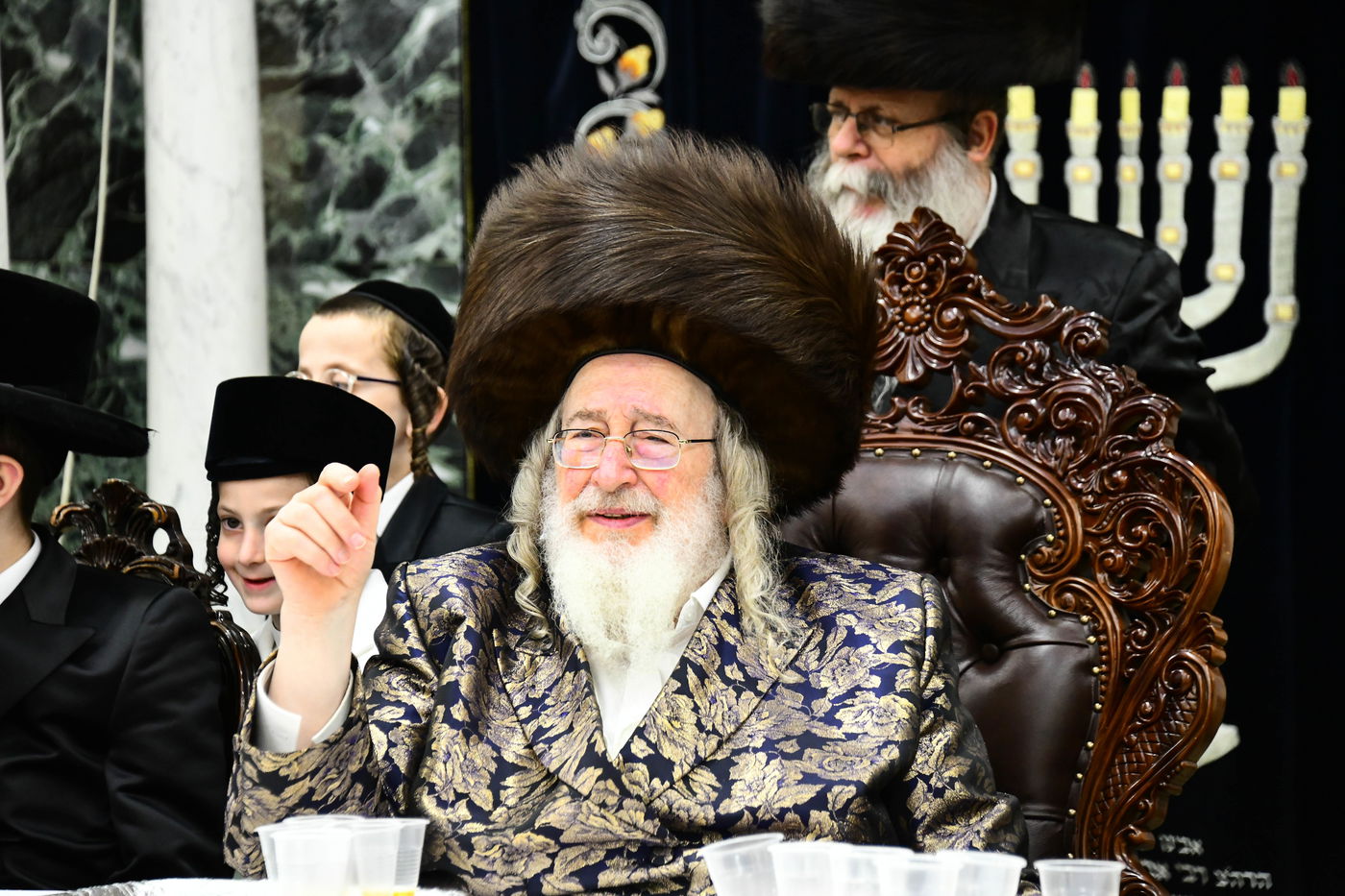 שמחת בר המצווה בחצה"ק ספינקא - נאראל 