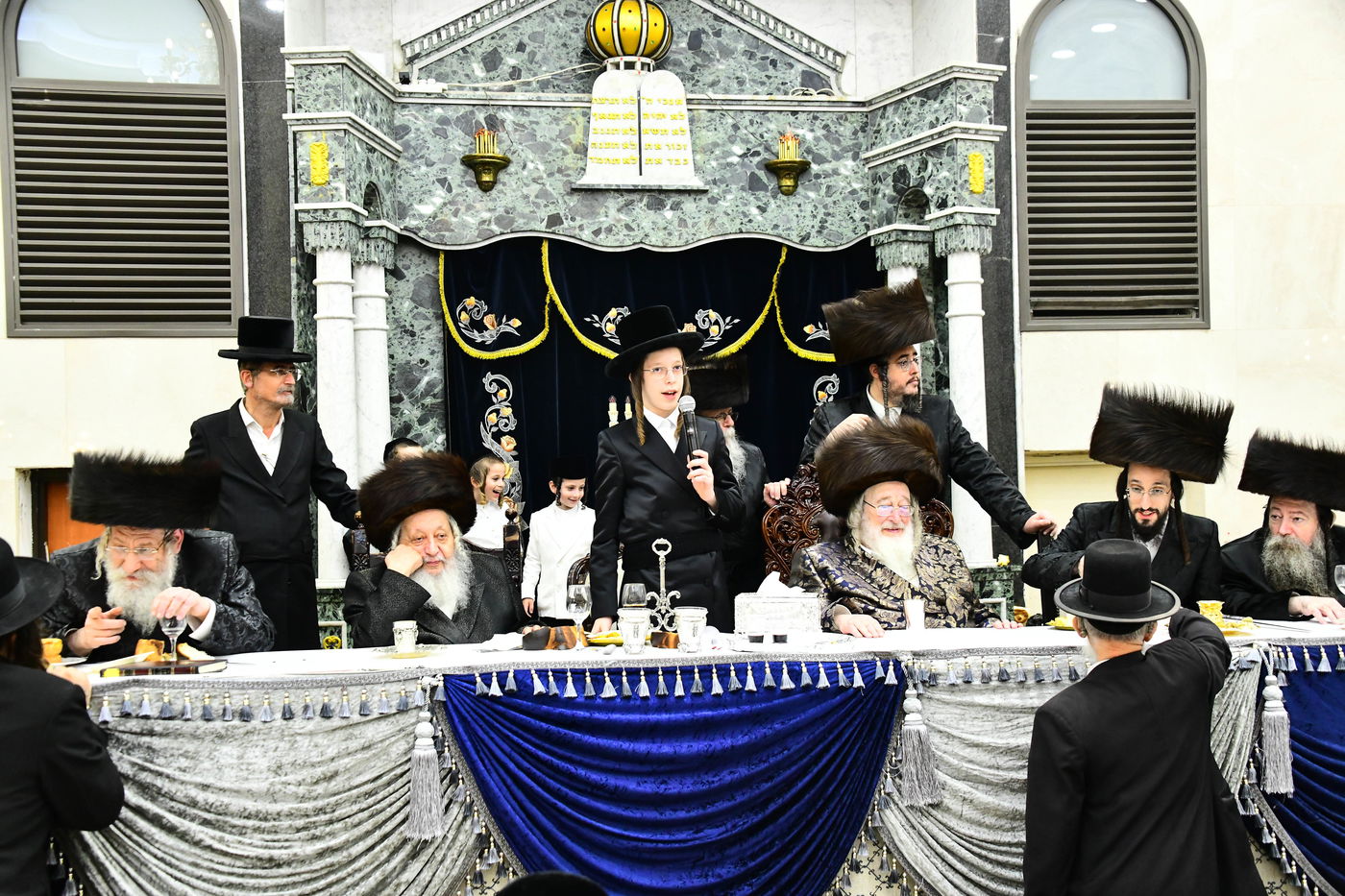 שמחת בר המצווה בחצה"ק ספינקא - נאראל 