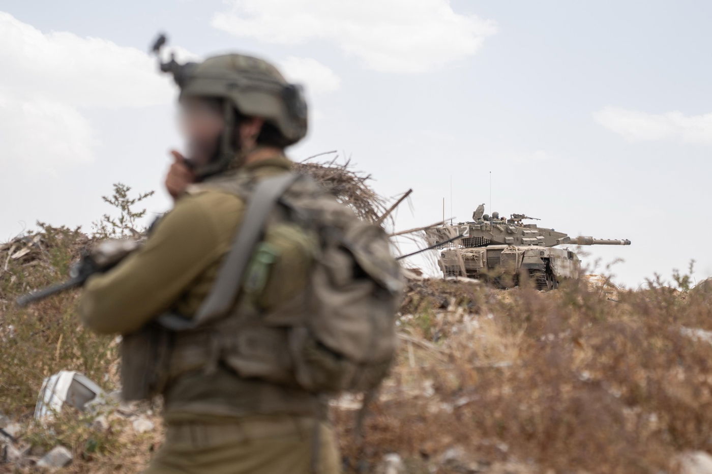 כוחות צה״ל פועלים בשטח הרצועה 