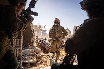 כוחות צה״ל פועלים בשטח הרצועה 