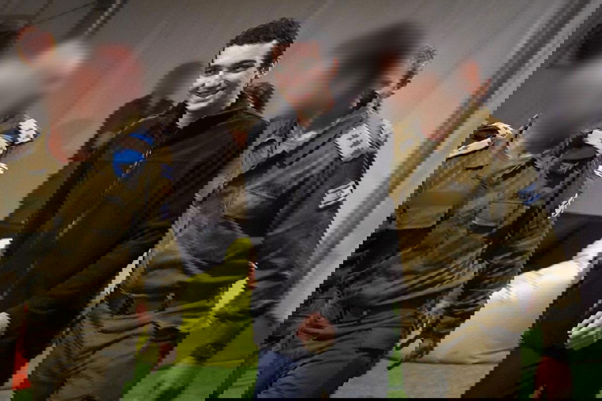 סמ״ר עידן אלכסנדר במפגש המרגש עם משפחתו