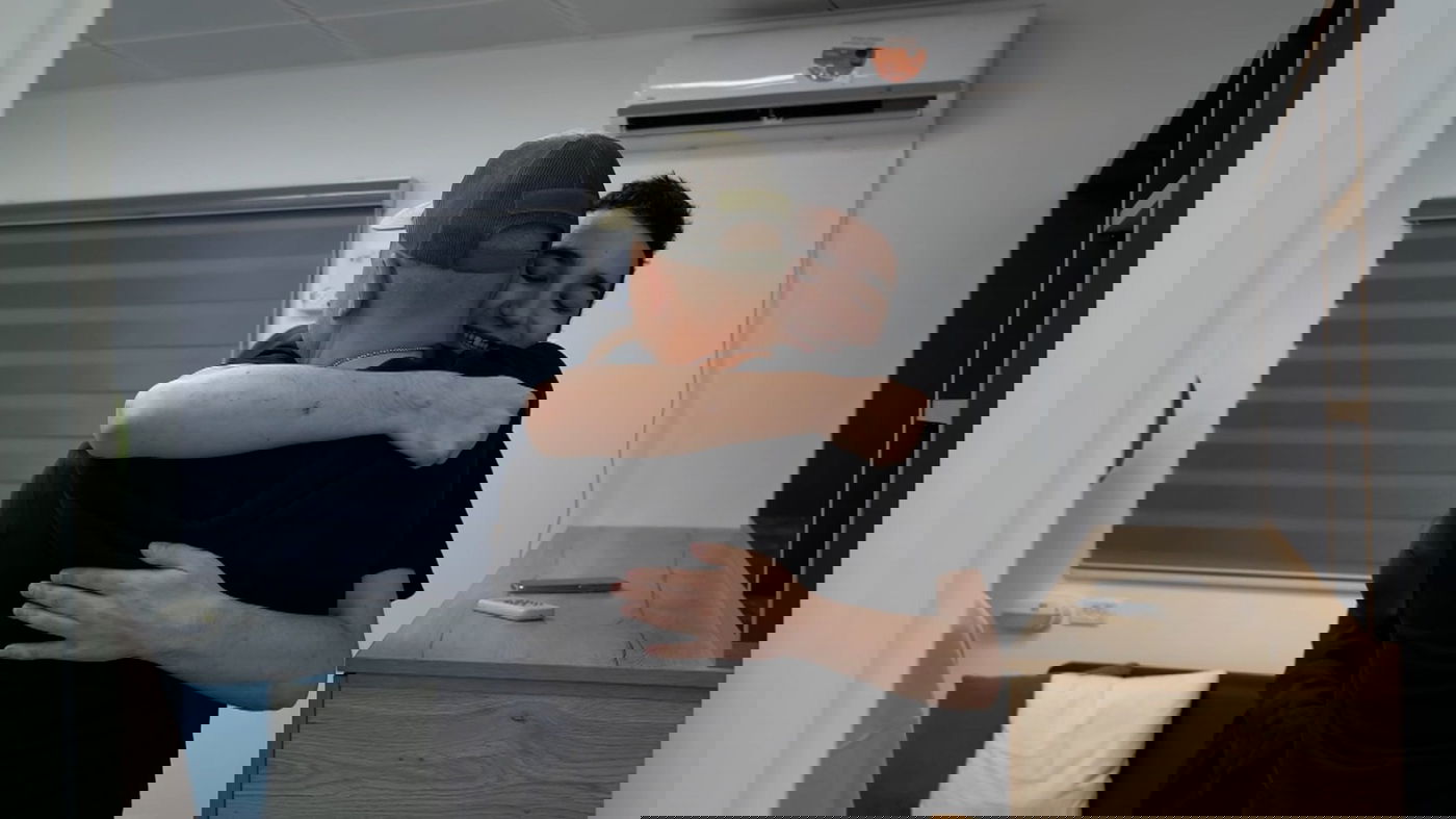 סמ״ר עידן אלכסנדר במפגש המרגש עם משפחתו