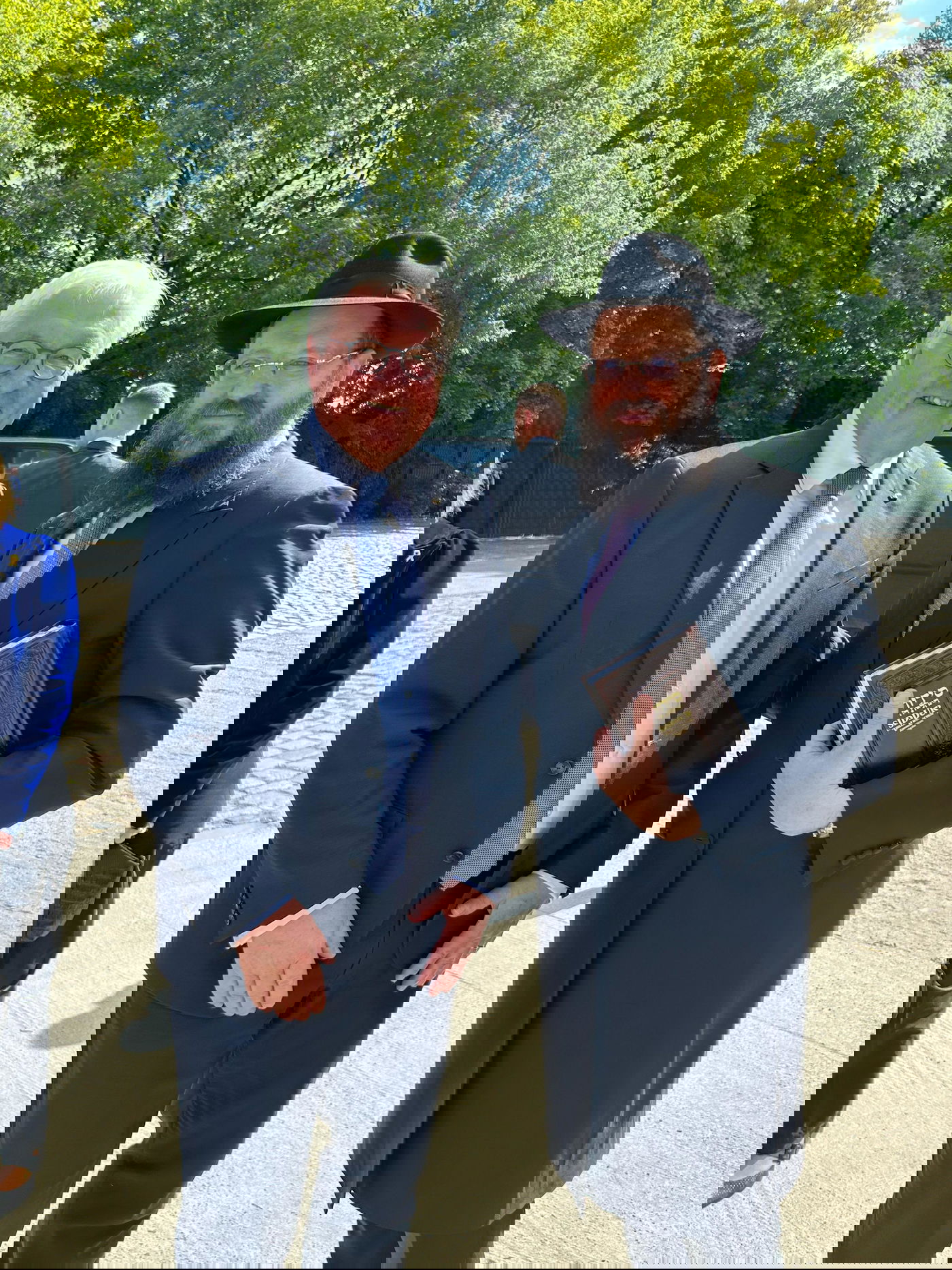 הרב טייכטל עם נשיא גרמניה