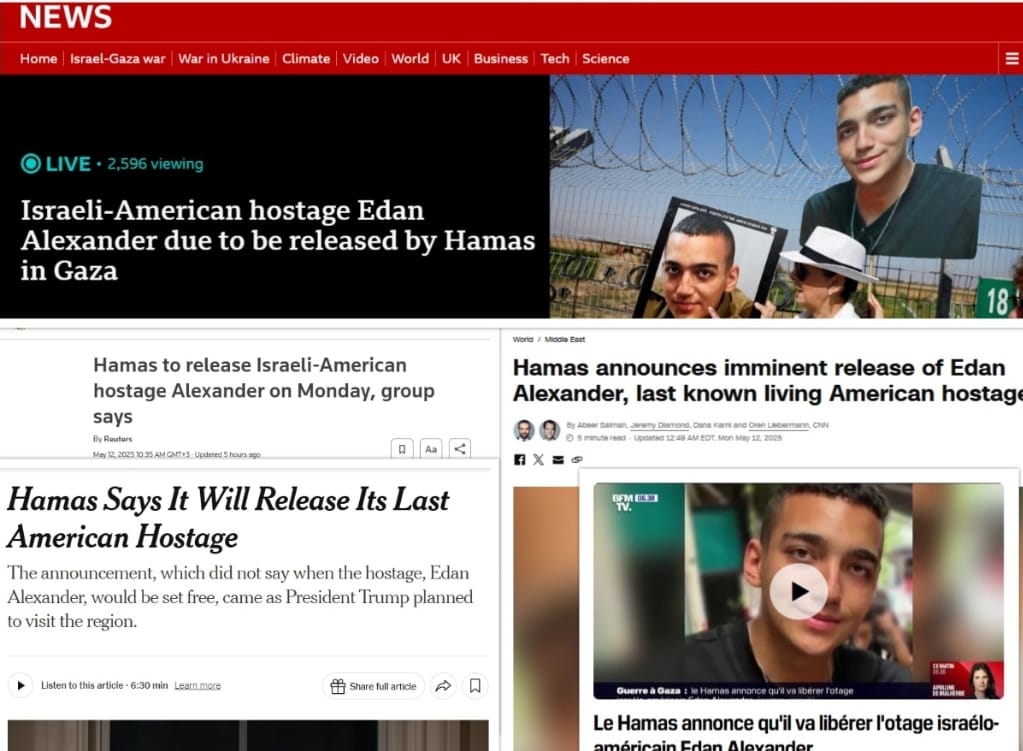 "האמריקני החי האחרון" | כולם מחכים לעידן: כך מסקרים בעולם את השחרור הצפוי