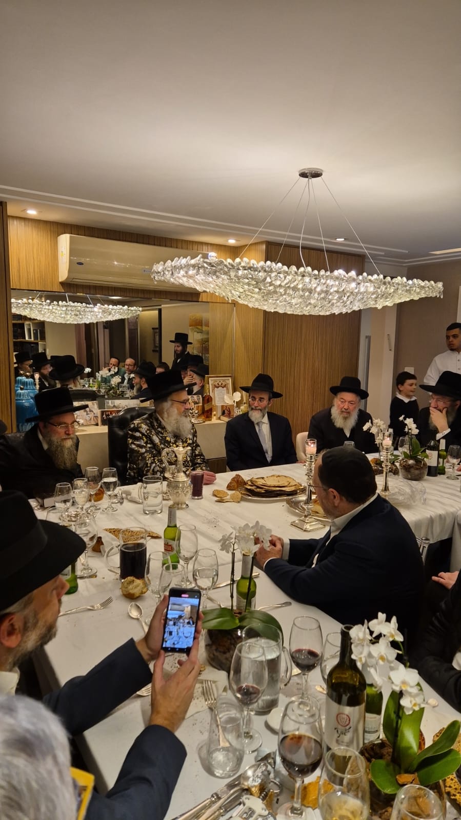 האדמו"ר מויז'ניץ בית שמש בטיש פסח שני בברזיל