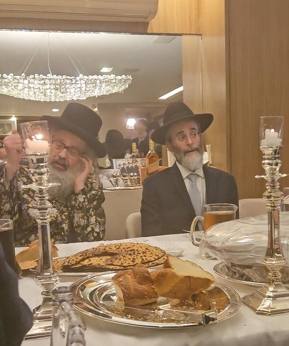 האדמו"ר מויז'ניץ בית שמש בטיש פסח שני בברזיל