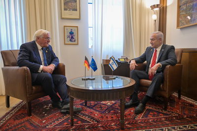 נתניהו ונשיא גרמניה