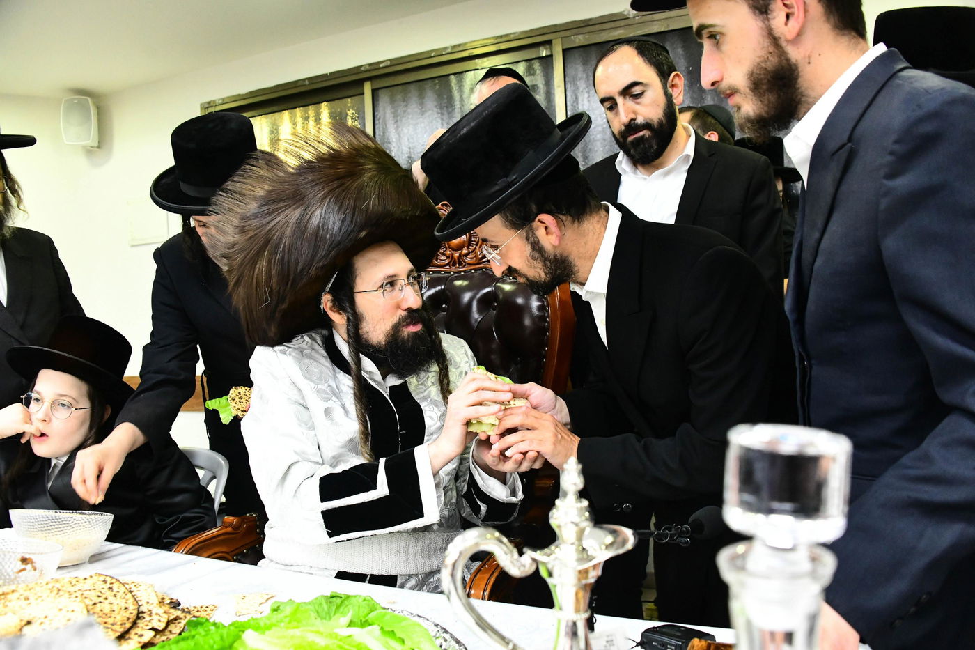 פסח שני בחצה"ק מעז'בוז