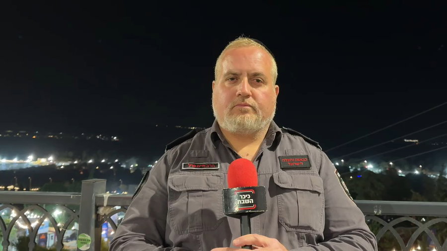 הרב הראשי לכבאות והצלה הרב חיים פרל בריאיון ממירון