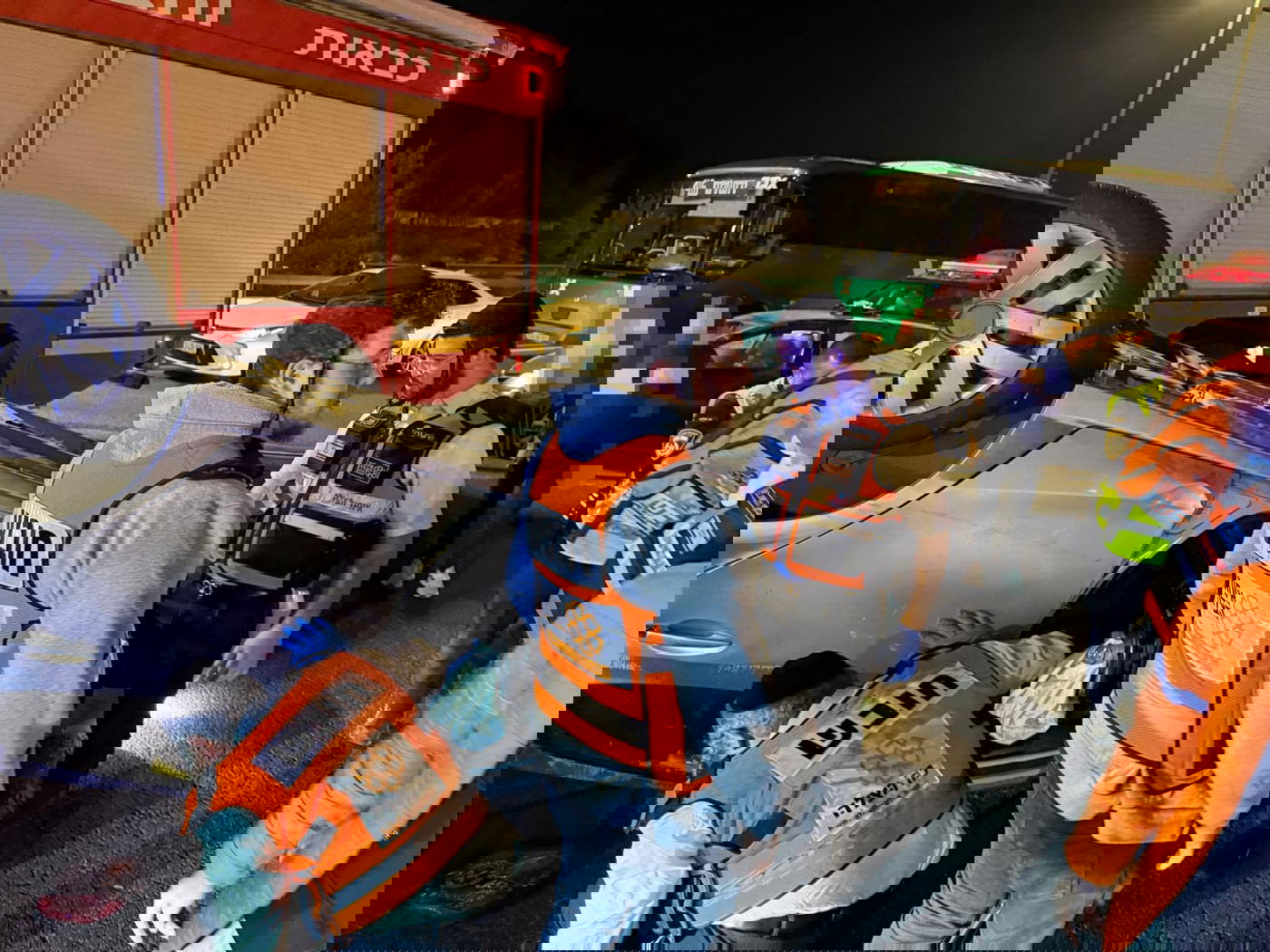 זירת התאונה