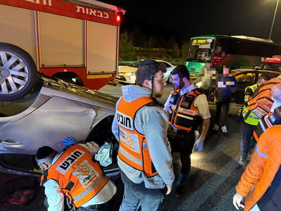 זירת התאונה