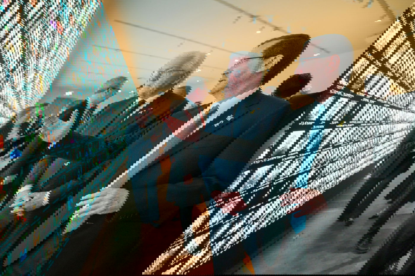 הרצוג ונשיא גרמניה בספריה הלאומית