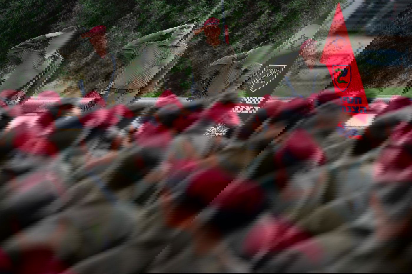 טקס חילופי מפקד חטיבת הצנחנים