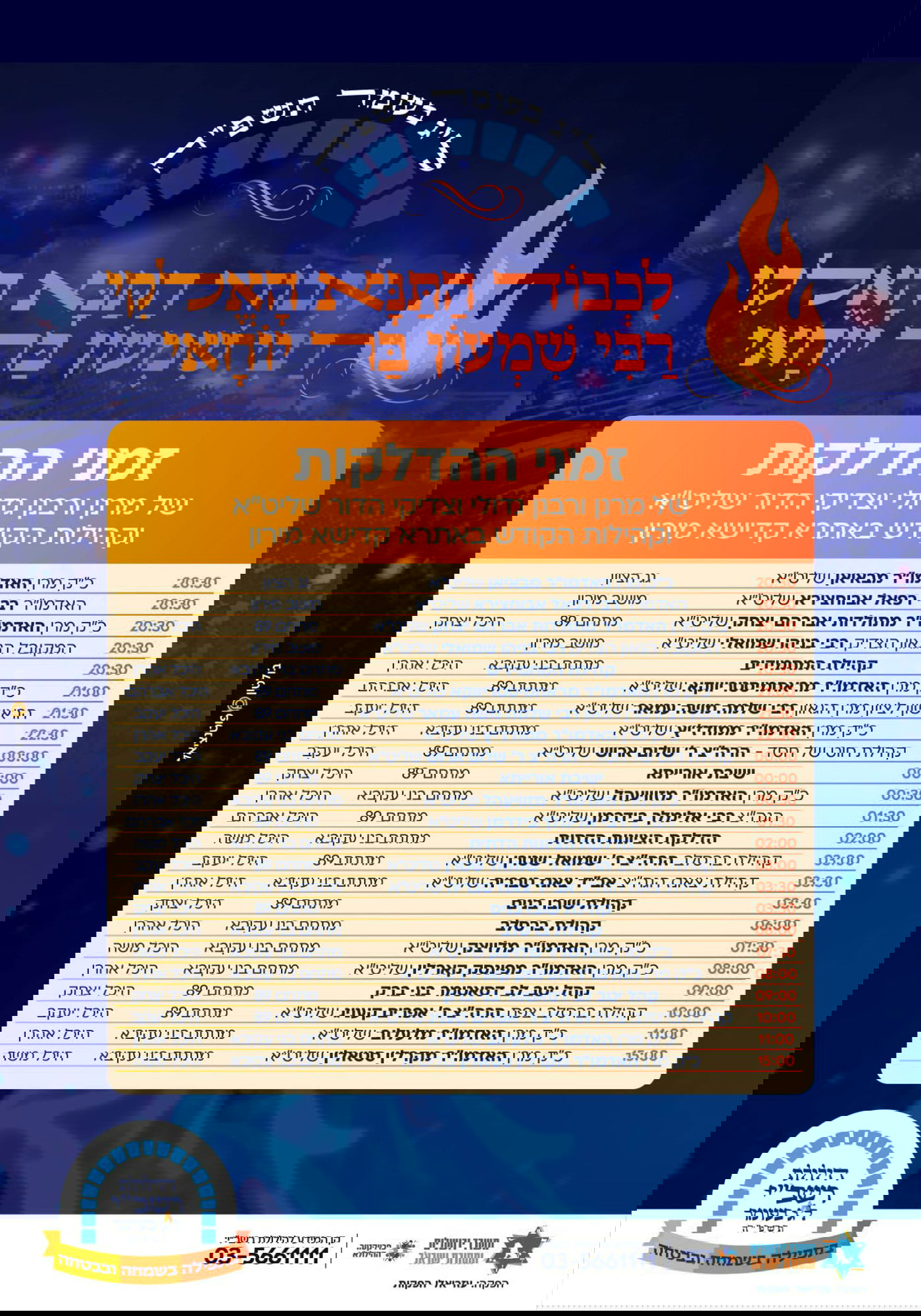 הילולת הרשב"י במירון: הריקודים בחצר הציון הקדוש לא פוסקים | הצטרפו לשידור החוזר • צפו