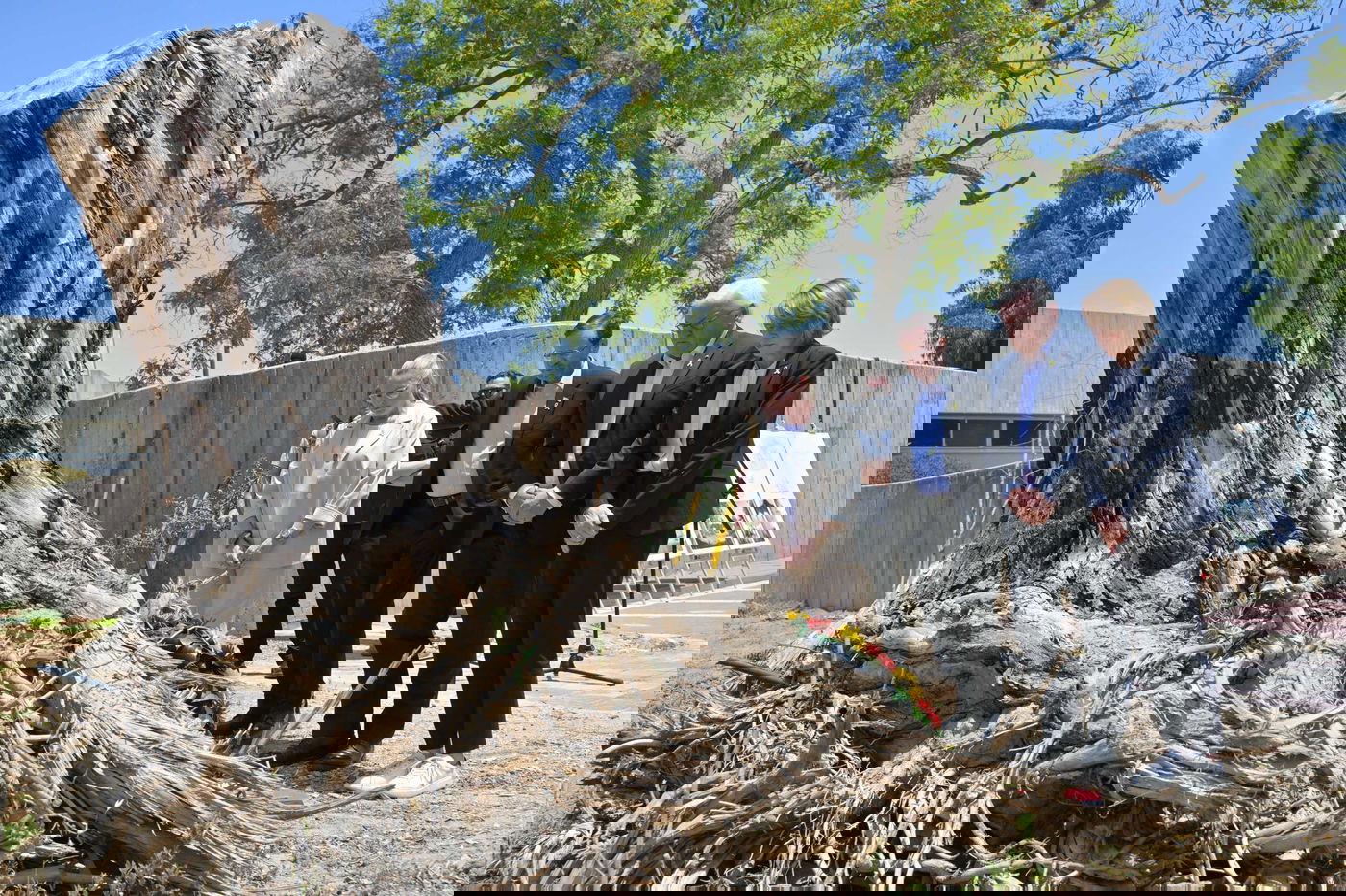 הרצוג ונשיא גרמניה בביקור בבארי