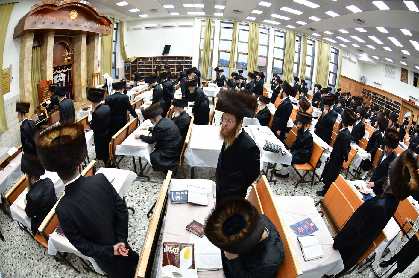 האדמו"ר משבט הלוי בשבת התאחדות בטלז סטון