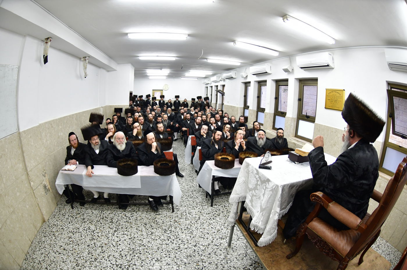 האדמו"ר משבט הלוי בשבת התאחדות בטלז סטון