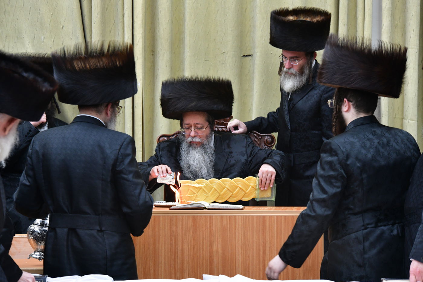 האדמו"ר משבט הלוי בשבת התאחדות בטלז סטון