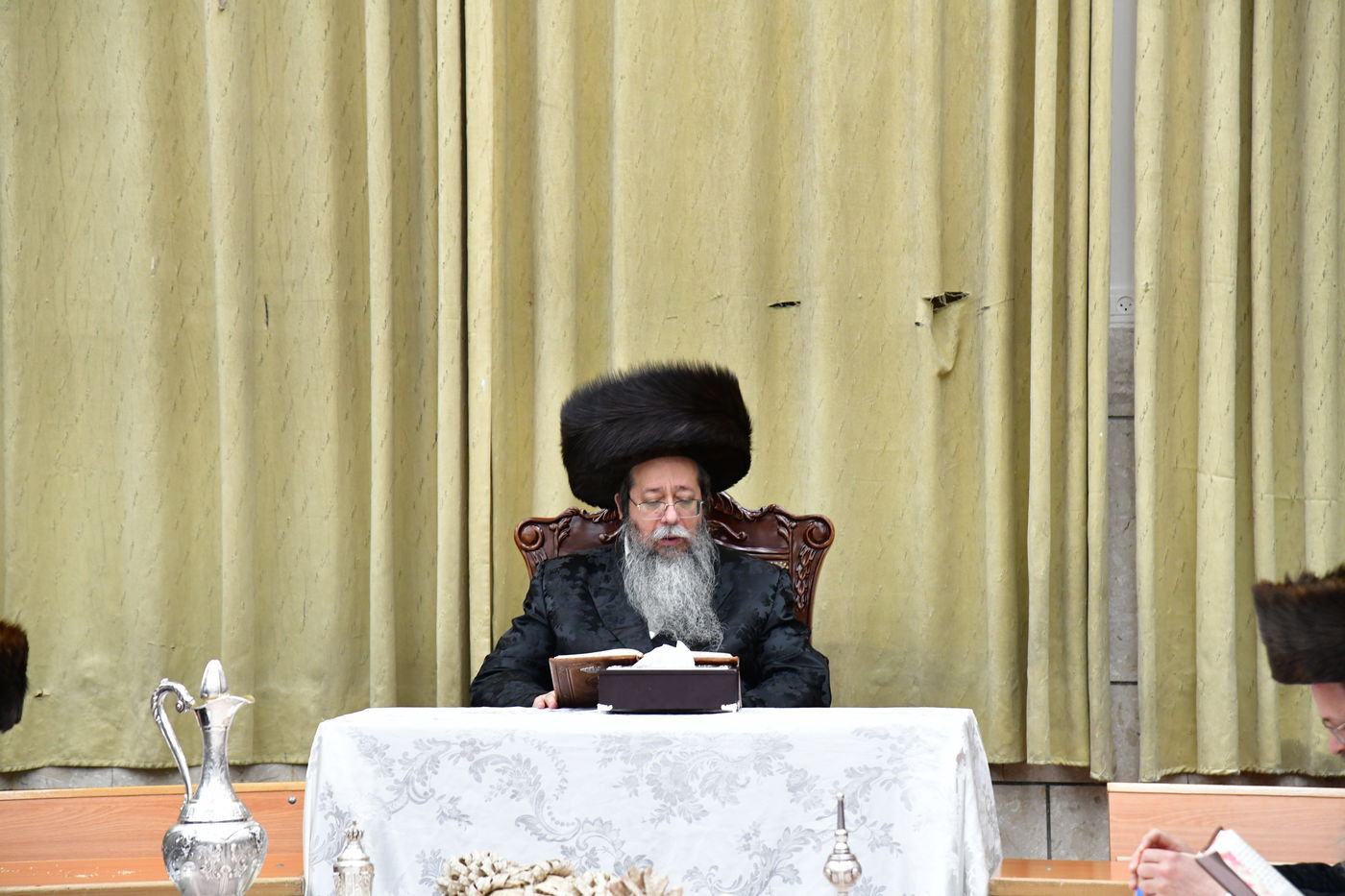 האדמו"ר משבט הלוי בשבת התאחדות בטלז סטון