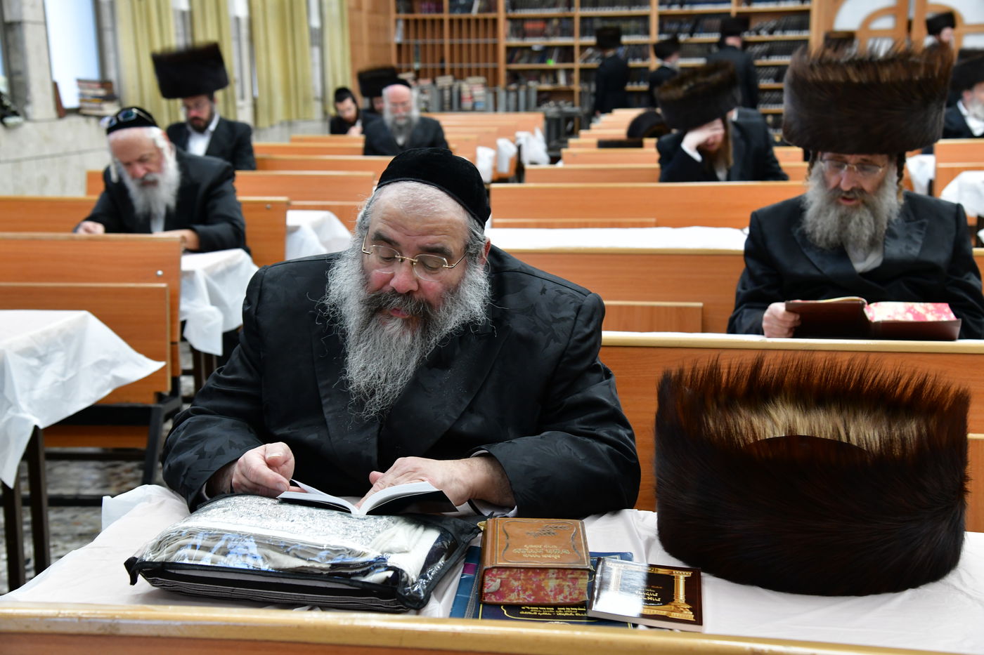 האדמו"ר משבט הלוי בשבת התאחדות בטלז סטון