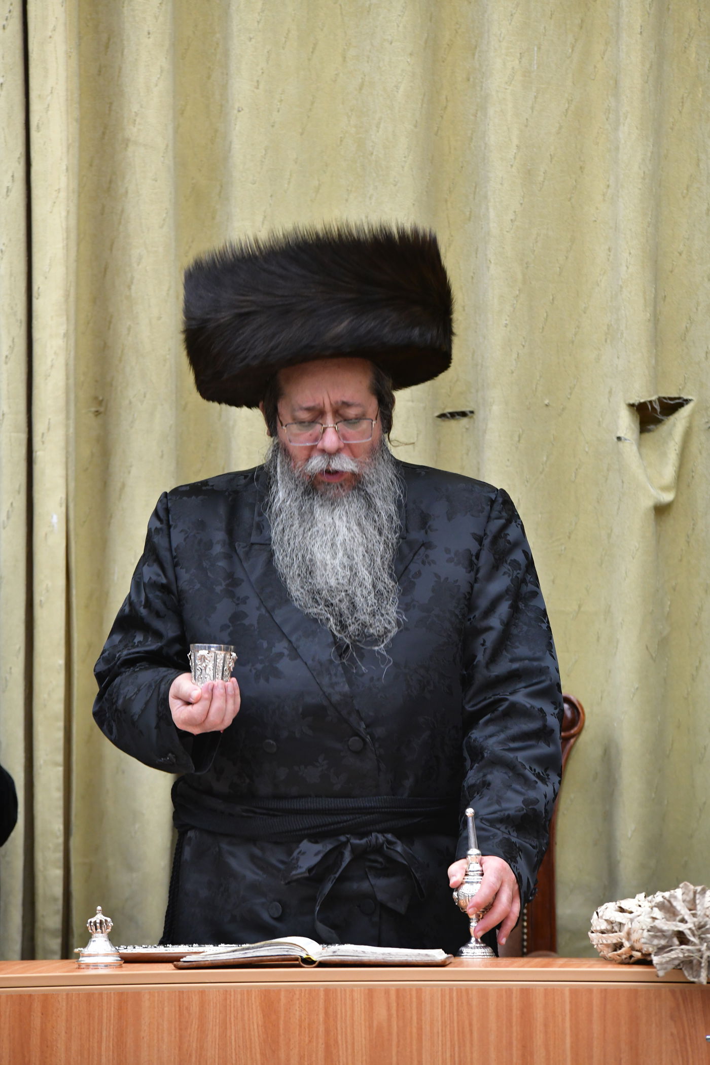 האדמו"ר משבט הלוי בשבת התאחדות בטלז סטון