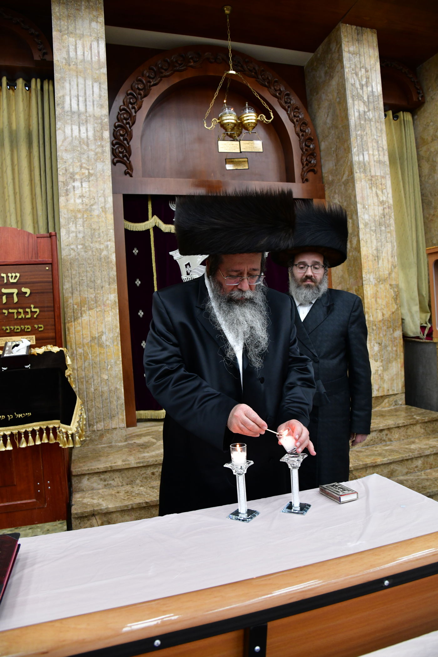 האדמו"ר משבט הלוי בשבת התאחדות בטלז סטון