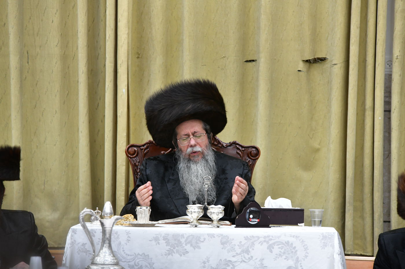 האדמו"ר משבט הלוי בשבת התאחדות בטלז סטון