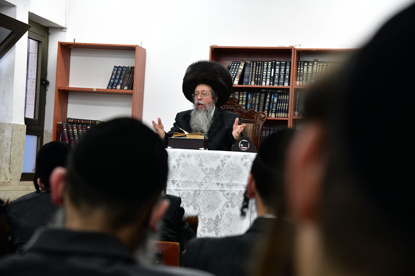 האדמו"ר משבט הלוי בשבת התאחדות בטלז סטון