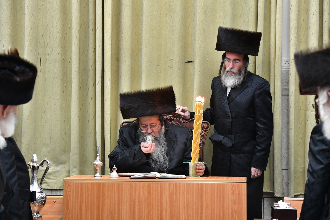 האדמו"ר משבט הלוי בשבת התאחדות בטלז סטון