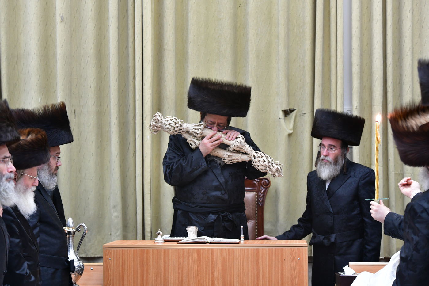 האדמו"ר משבט הלוי בשבת התאחדות בטלז סטון