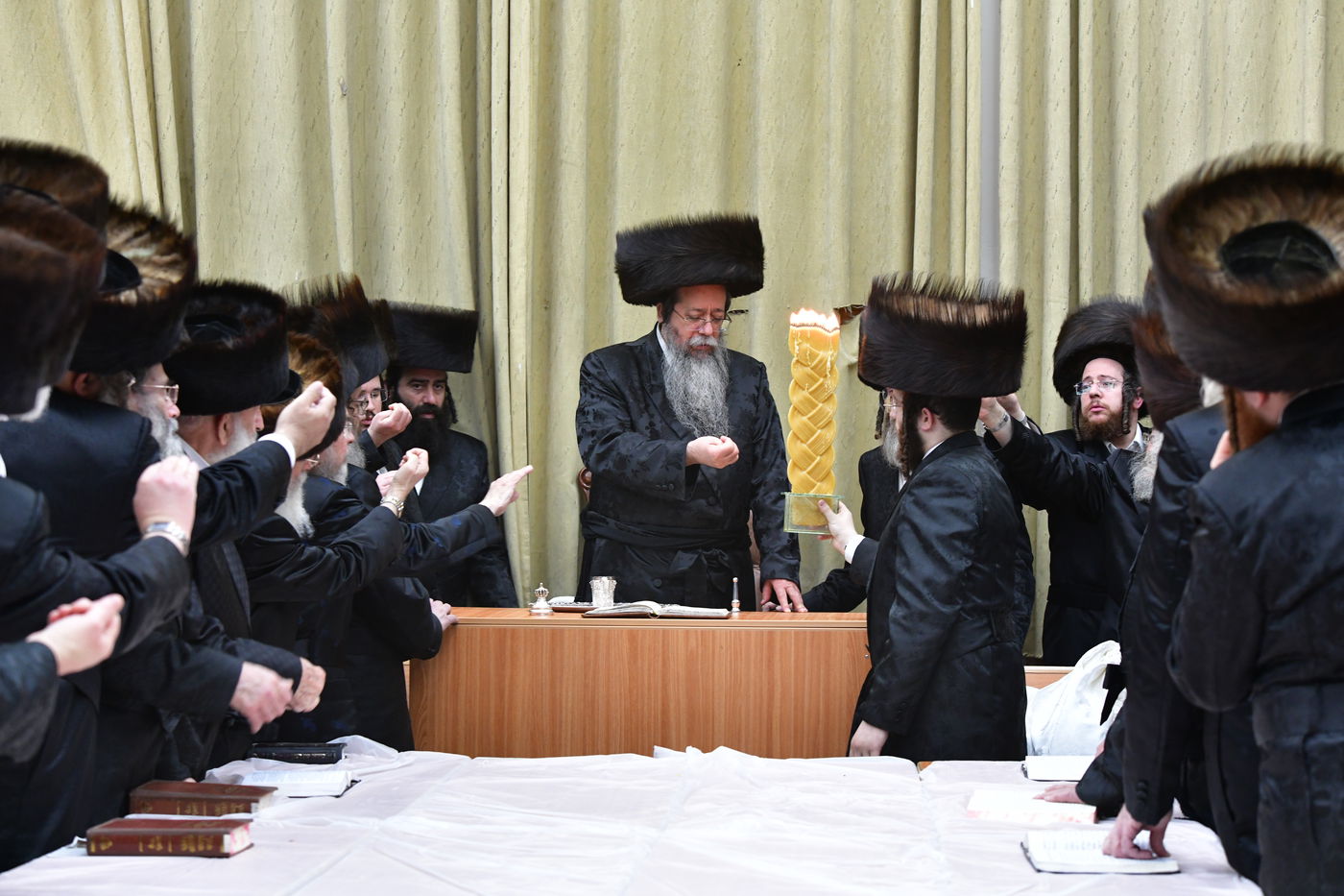 האדמו"ר משבט הלוי בשבת התאחדות בטלז סטון