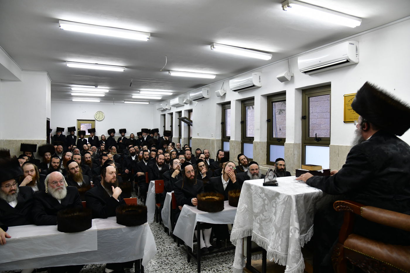 האדמו"ר משבט הלוי בשבת התאחדות בטלז סטון