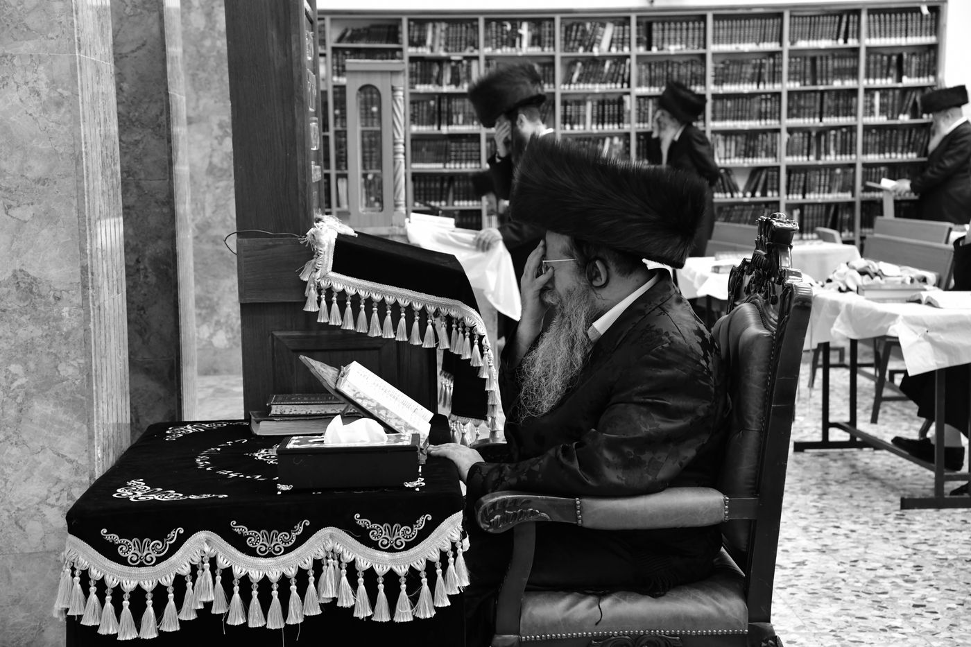 האדמו"ר משבט הלוי בשבת התאחדות בטלז סטון