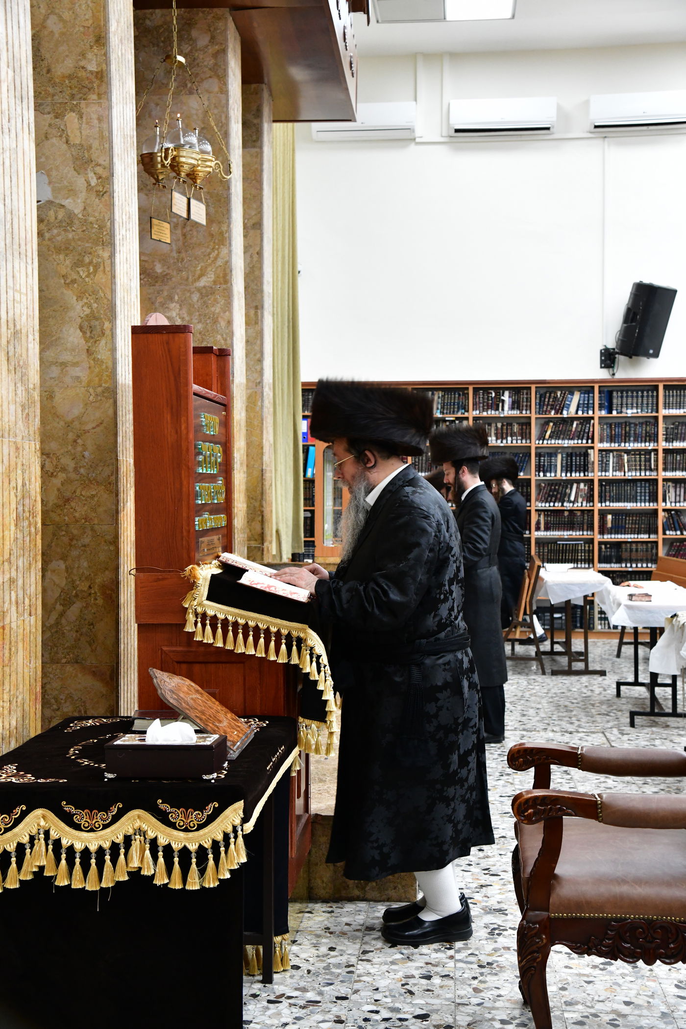 האדמו"ר משבט הלוי בשבת התאחדות בטלז סטון