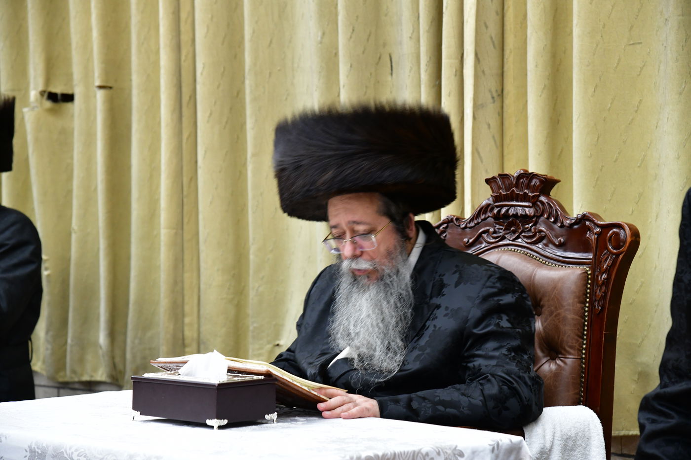 האדמו"ר משבט הלוי בשבת התאחדות בטלז סטון