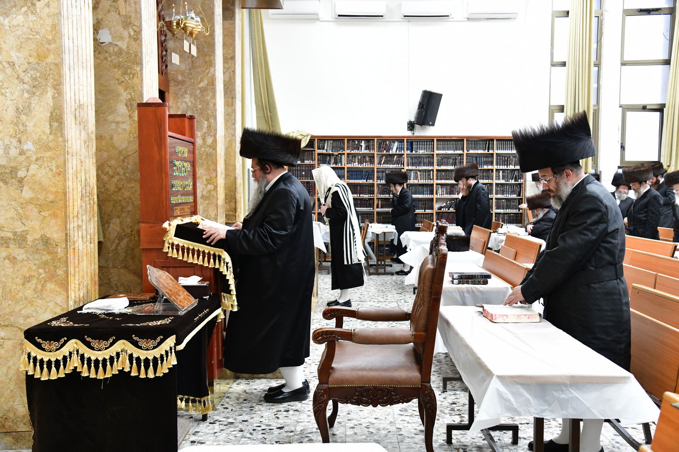 האדמו"ר משבט הלוי בשבת התאחדות בטלז סטון