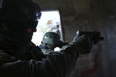 כוחות משטרה בפעולה