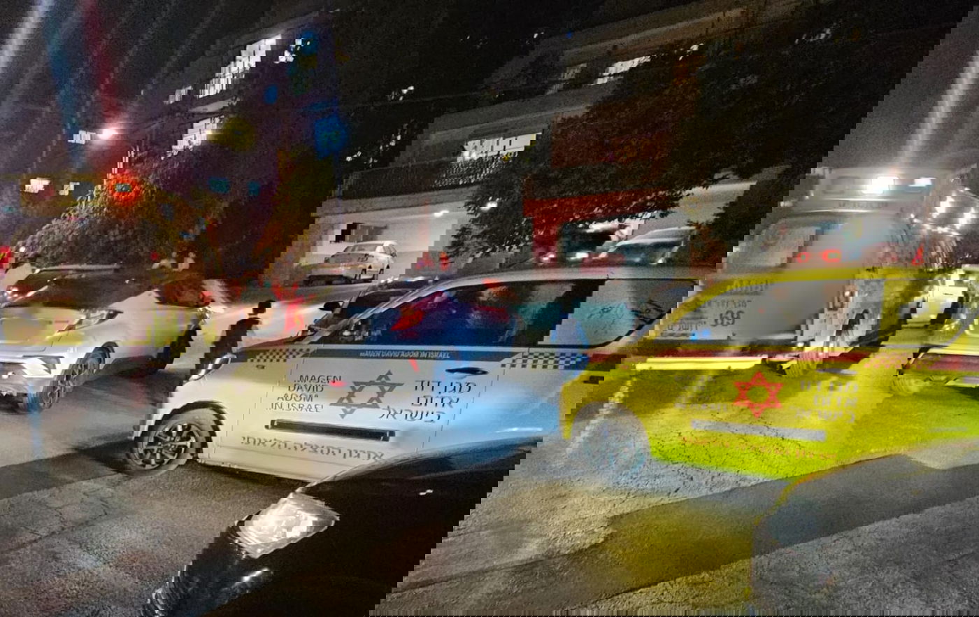 זירת התאונה בירושלים